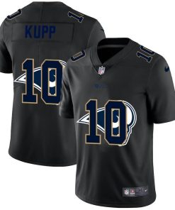 Los Angeles Rams #10 Cooper Kupp Nike Team Logo Dual Overlap Limited NFL Jersey Black