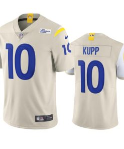 Los Angeles Rams #10 Cooper Kupp Nike Vapor Limited NFL Jersey - Bone