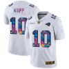 Los Angeles Rams #10 Cooper Kupp White Nike Multi-Color 2020 NFL Crucial Catch Limited NFL Jersey
