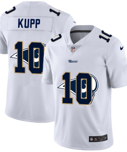 Los Angeles Rams #10 Cooper Kupp White Nike Team Logo Dual Overlap Limited NFL Jersey