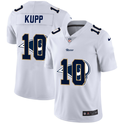 Los Angeles Rams #10 Cooper Kupp White Nike Team Logo Dual Overlap Limited NFL Jersey