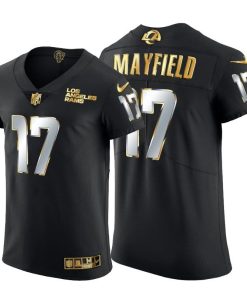 Los Angeles Rams #17 Baker Mayfield Nike Black Edition Vapor Untouchable Elite NFL Jersey