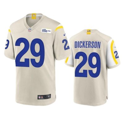 Los Angeles Rams #29 Eric Dickerson Nike Game NFL Jersey - Bone