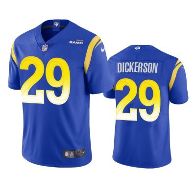 Los Angeles Rams #29 Eric Dickerson Nike Vapor Limited NFL Jersey - Royal