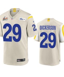 Los Angeles Rams #29 Eric Dickerson Super Bowl LVI Patch Nike Game NFL Jersey - Bone