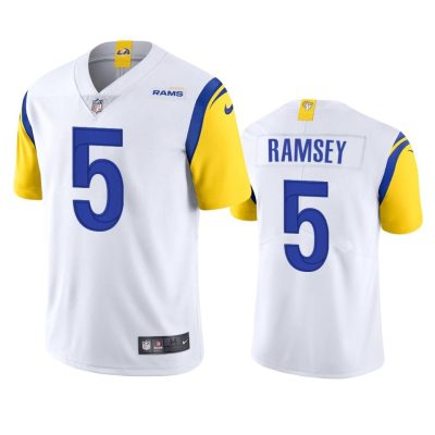 Los Angeles Rams #5 Jalen Ramsey Nike Alternate Vapor Limited NFL Jersey - White