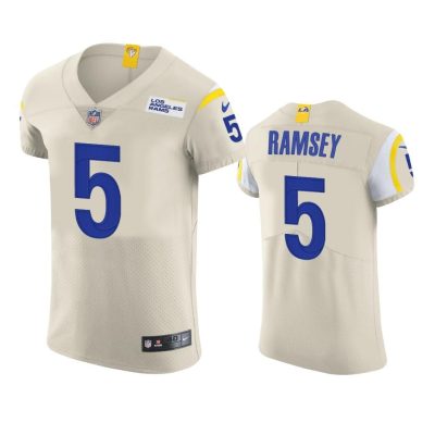 Los Angeles Rams #5 Jalen Ramsey Nike Vapor Elite Player NFL Jersey - Bone