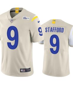 Los Angeles Rams #9 Matthew Stafford Nike Vapor Limited NFL Jersey - Bone