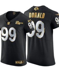Los Angeles Rams #99 Aaron Donald Nike Black Edition Vapor Untouchable Elite NFL Jersey
