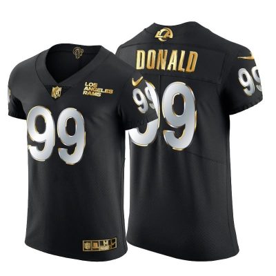 Los Angeles Rams #99 Aaron Donald Nike Black Edition Vapor Untouchable Elite NFL Jersey