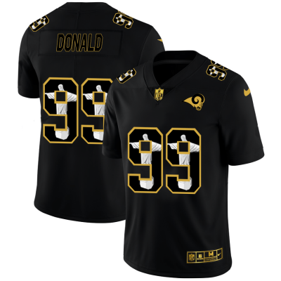 Los Angeles Rams #99 Aaron Donald Nike Carbon Black Vapor Cristo Redentor Limited NFL Jersey
