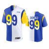 Los Angeles Rams #99 Aaron Donald Nike Royal White Split Game NFL Limited Jersey