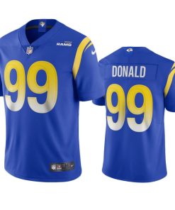 Los Angeles Rams #99 Aaron Donald Nike Vapor Limited NFL Jersey - Royal