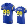 Los Angeles Rams #99 Aaron Donald Super Bowl LVI Patch Nike Vapor Elite Player NFL Jersey - Royal