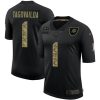 Miami Dolphins #1 Tua Tagovailoa Nike 2020 Salute To Service Camo Limited NFL Jersey Black