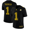 Miami Dolphins #1 Tua Tagovailoa Nike Leopard Print Fashion Vapor Limited NFL Jersey Black