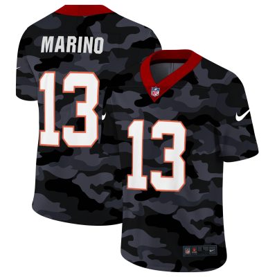 Miami Dolphins #13 Dan Marino Nike 2020 Black CAMO Vapor Untouchable Limited Stitched NFL Jersey