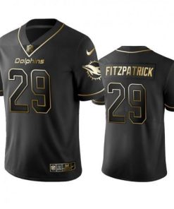 Miami Dolphins #29 Minkah Fitzpatrick Stitched NFL Vapor Untouchable Limited Black Golden Jersey