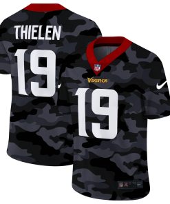 Minnesota Vikings #19 Adam Thielen Nike 2020 Black CAMO Vapor Untouchable Limited Stitched NFL Jersey