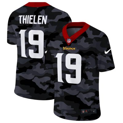 Minnesota Vikings #19 Adam Thielen Nike 2020 Black CAMO Vapor Untouchable Limited Stitched NFL Jersey