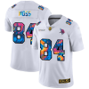 Minnesota Vikings #84 Randy Moss White Nike Multi-Color 2020 NFL Crucial Catch Limited NFL Jersey