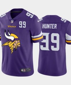 Minnesota Vikings #99 Danielle Hunter Purple Nike Big Team Logo Player Vapor Limited NFL Jersey