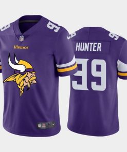 Minnesota Vikings #99 Danielle Hunter Purple Nike Big Team Logo Vapor Limited NFL Jersey