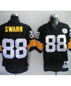 Mitchell & Ness Pittsburgh Steelers #88 Lynn Swann Black Stitched Throwback NFL Jersey