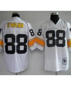Mitchell & Ness Pittsburgh Steelers #88 Lynn Swann White Stitched Throwback NFL Jersey