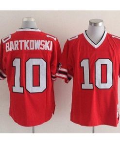 Mitchell And Ness Atlanta Falcons #10 Steve Bartkowski Red Throwback Stitched NFL Jersey