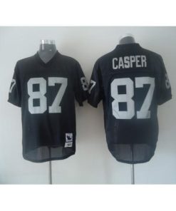 Mitchell And Ness Las Vegas Raiders #87 Dave Casper Black Throwback Stitched NFL Jersey