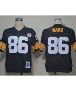 Mitchell And Ness Pittsburgh Steelers #86 Hines Ward Black Stitched NFL Jersey
