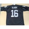 Mitchell and Ness Las Vegas Raiders #16 George Blanda Black Stitched Throwback NFL Jersey