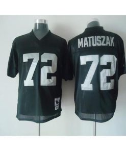 Mitchell and Ness Las Vegas Raiders #72 John Matuszak Black Stitched NFL Jersey