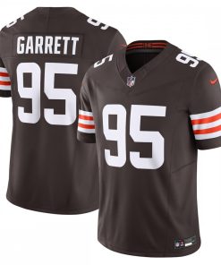 Myles Garrett Cleveland Browns #95 Nike Vapor F.U.S.E. Limited Jersey - Brown