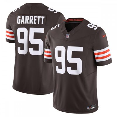 Myles Garrett Cleveland Browns #95 Nike Vapor F.U.S.E. Limited Jersey - Brown