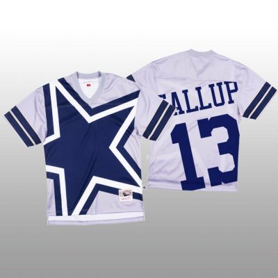 NFL Dallas Cowboys #13 Michael Gallup White Mitchell & Nell Big Face Fashion Limited NFL Jersey