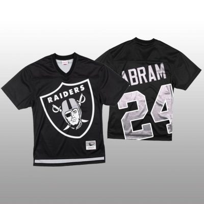 NFL Las Vegas Raiders #24 Johnathan Abram Black Mitchell & Nell Big Face Fashion Limited NFL Jersey