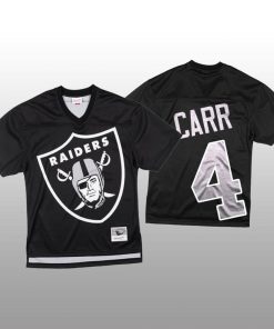 NFL Las Vegas Raiders #4 Derek Carr Black Mitchell & Nell Big Face Fashion Limited NFL Jersey