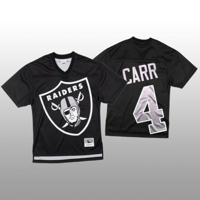 NFL Las Vegas Raiders #4 Derek Carr Black Mitchell & Nell Big Face Fashion Limited NFL Jersey