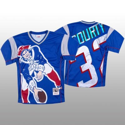 NFL New England Patriots #32 Devin McCourty Blue Mitchell & Nell Big Face Fashion Limited NFL Jersey