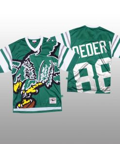 NFL Philadelphia Eagles #88 Dallas Goedert Green Mitchell & Nell Big Face Fashion Limited NFL Jersey