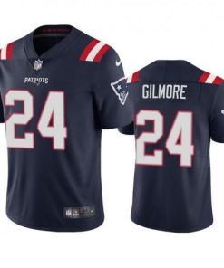 New England Patriots #24 Stephon Gilmore Nike Navy 2020 Vapor Limited Jersey