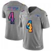 New England Patriots #4 Jarrett Stidham Nike Multi-Color 2020 NFL Crucial Catch NFL Jersey Greyheather