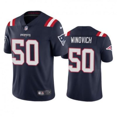 New England Patriots #50 Chase Winovich Nike Navy 2020 Vapor Limited Jersey