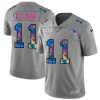 New England Patriots #11 Julian Edelman Nike Multi-Color 2020 NFL Crucial Catch NFL Jersey Greyheather