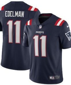 New England Patriots #11 Julian Edelman Nike Navy 2020 Vapor Limited Jersey