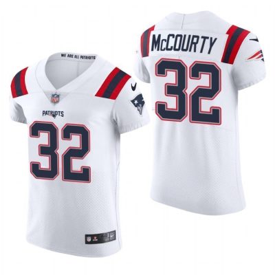 New England Patriots #32 Devin Mccourty Nike White Team Color Stitched NFL 2020 Vapor Untouchable Elite Jersey