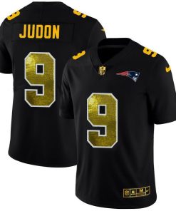 New England Patriots #9 Matt Judon Black Nike Golden Sequin Vapor Limited NFL Jersey