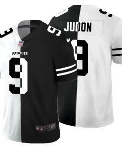 New England Patriots #9 Matt Judon Black V White Peace Split Nike Vapor Untouchable Limited NFL Jersey
